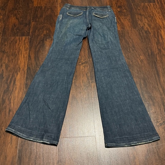 JOIE Vintage Y2K Women's Blue Wide leg Flare low rise Jeans 6 GUC - Picture 7 of 16